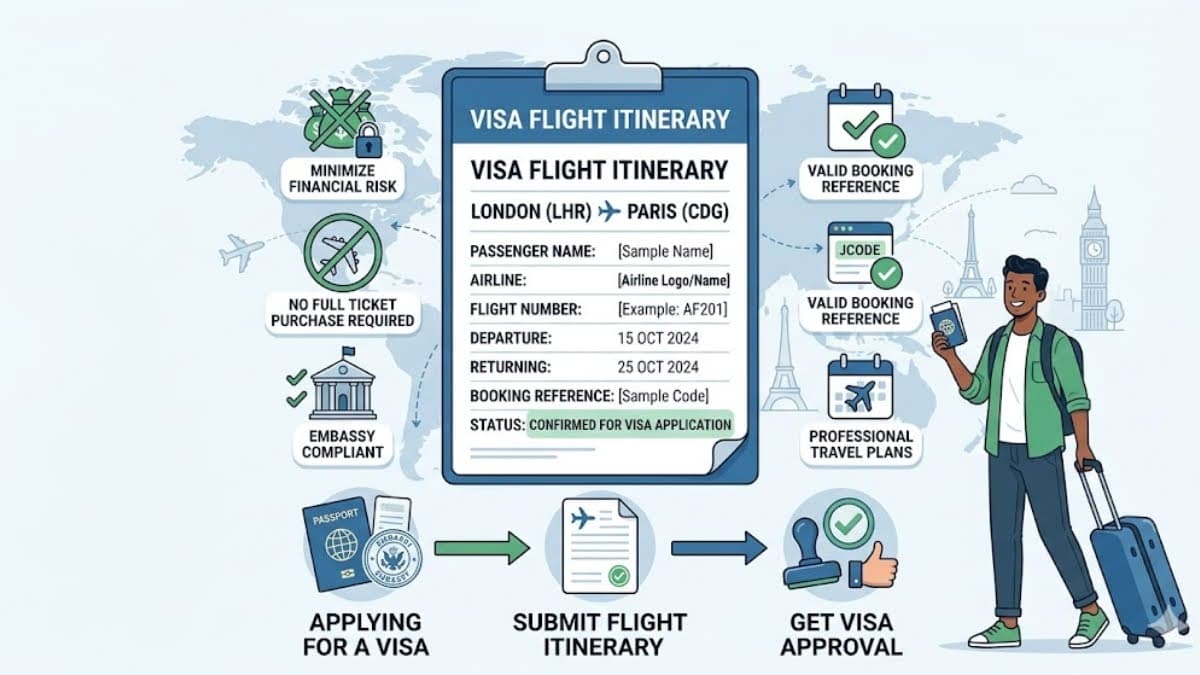 Dummy Flight Ticket Free Guide – Get a Visa Flight Itinerary