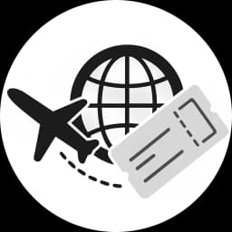 Dummy Flight Tickets for Visa Logo